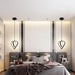 LED Heart Shape Design Pendant Light.