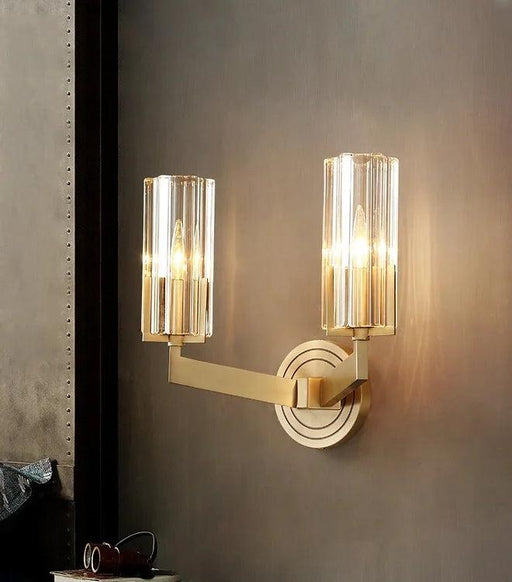 LED Brass Single/Double Decorative Wall Light.