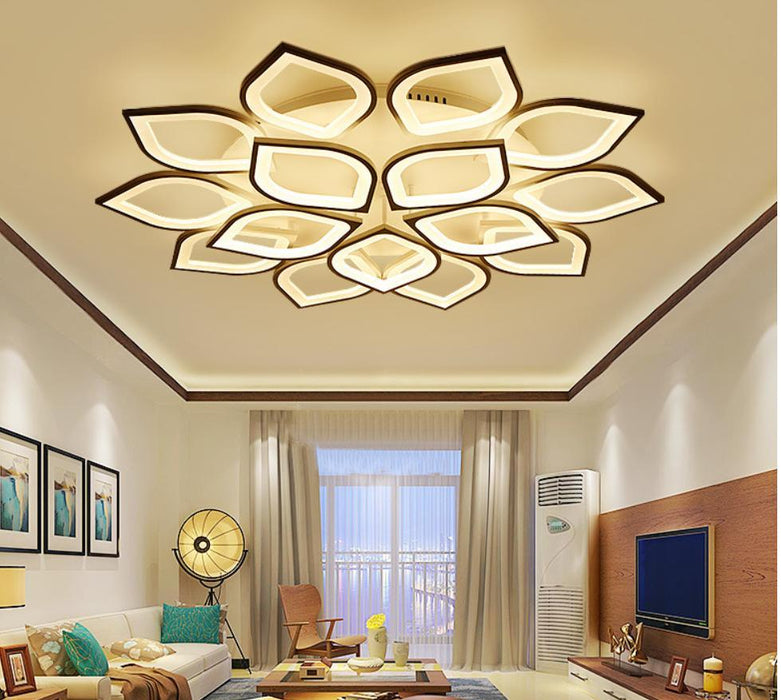 LED Acrylic Lotus Design Ceiling Light.