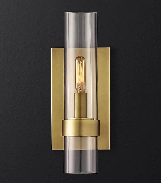 LED Glass Cylinder Design Decorative Wall Light.