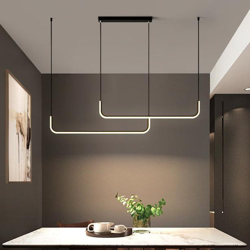 LED Modern Office Linear Pendant Light.