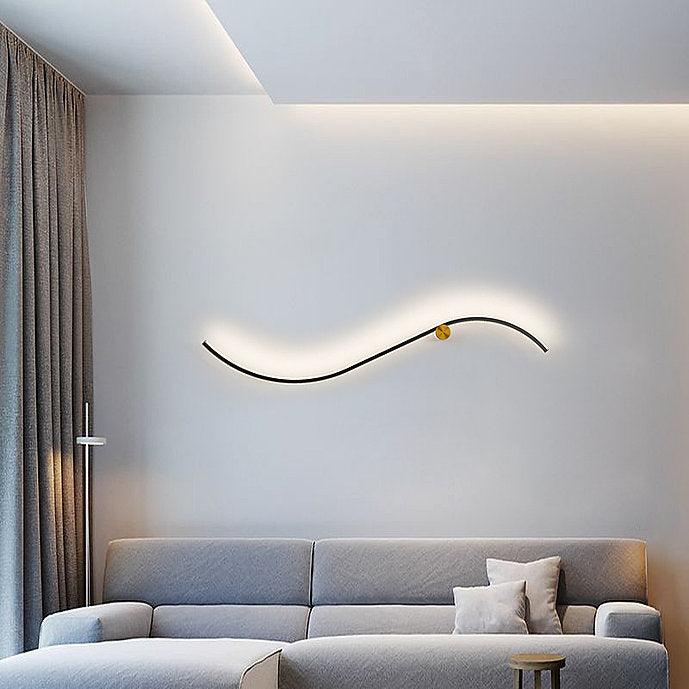 LED Simple WAVE Design Decorative Wall Light.