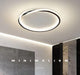 LED Spiral Minimalism Ceiling Light.