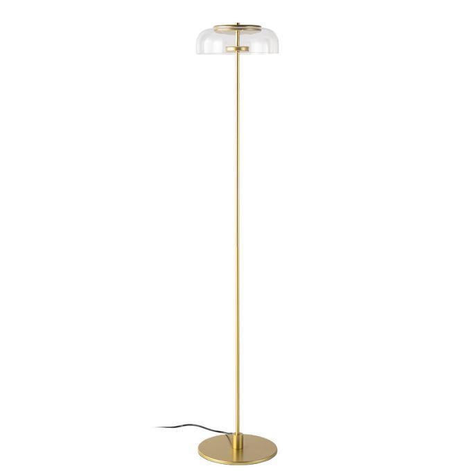 LED Glass Gold Floor Lamp.