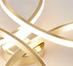 LED Flower Gold Ceiling Light - DWHOME