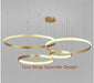 LED Circle Rings Pendant Chandelier.