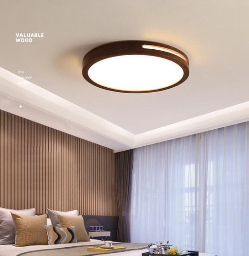 LED Classic Wood Basic Ceiling Light.