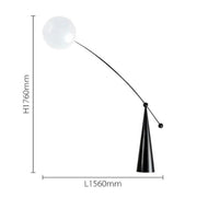 LED Moon & Branch Modern Floor Lamp-DWHOME