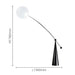 LED Moon & Branch Modern Floor Lamp.