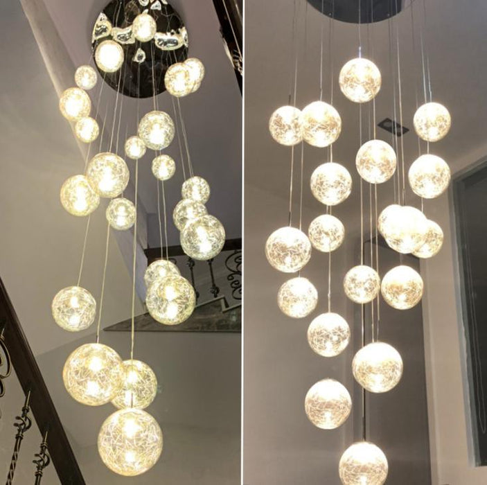 LED Multi-sphere Modern Luxury Pendant Light.