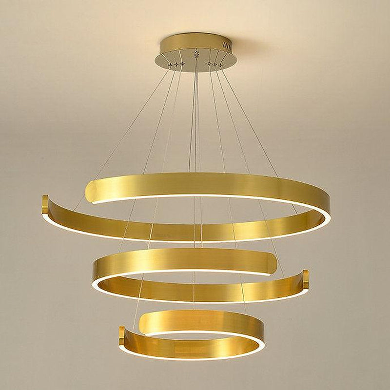 LED Multi-layer Modern Decorative Round Pendant Light-DWHOME