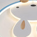 LED Bunny Design Modern Children Ceiling Light.