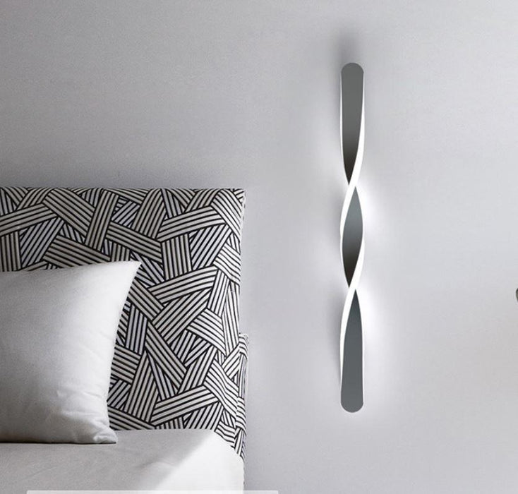 LED Spiral Wall Light.