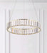 LED North European Style Glass Crystal Pendant Light.