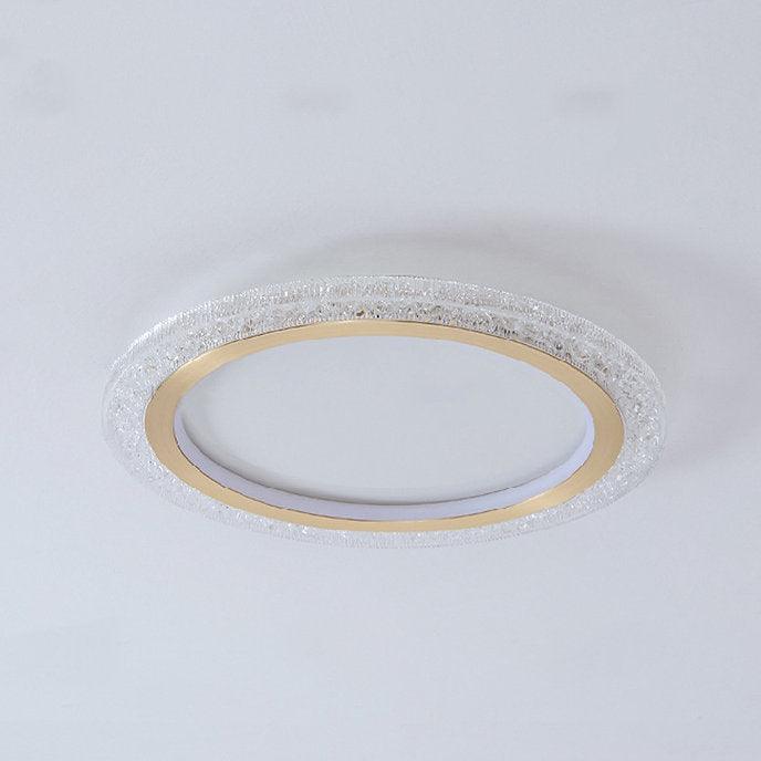 LED Super Thin Brass & Acrylic Ceiling Light.