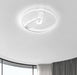 LED Modern Clock Ceiling Light.