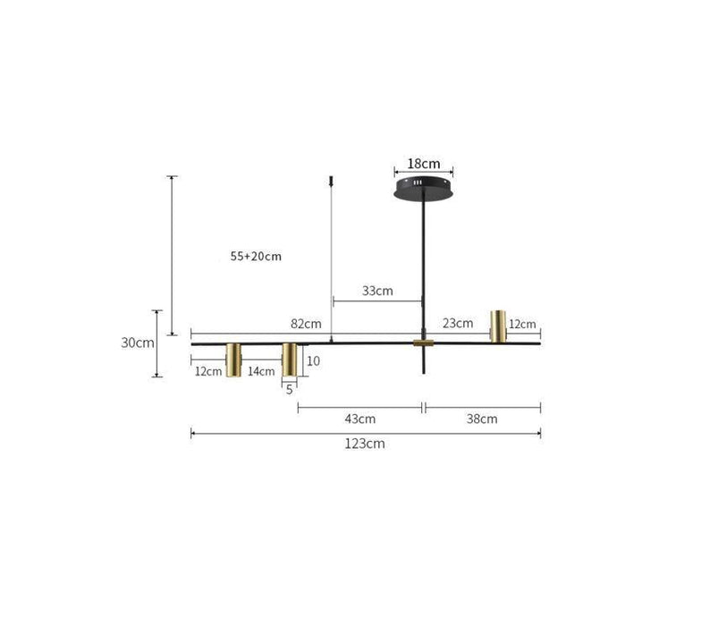 LED Minimalism Pendant Light.