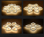 LED Acrylic Lotus Design Ceiling Light.