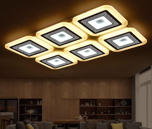 LED Acrylic Square Modern Chinese Design Ceiling Light.