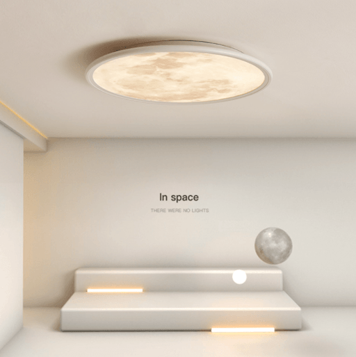 LED Moon Design Super-Thin Creative Ceiling Light.