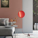 LED Red Arc Creative Floor Lamp.