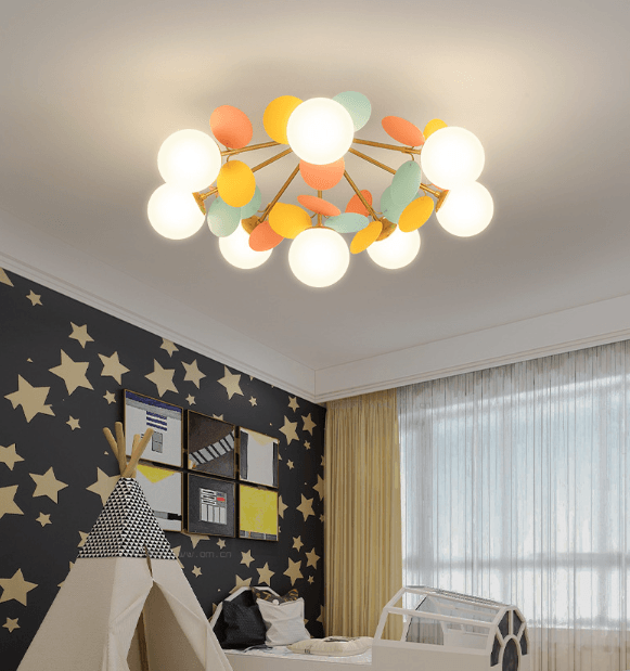 LED DNA Molecular Branches and Lights Pendant Light.