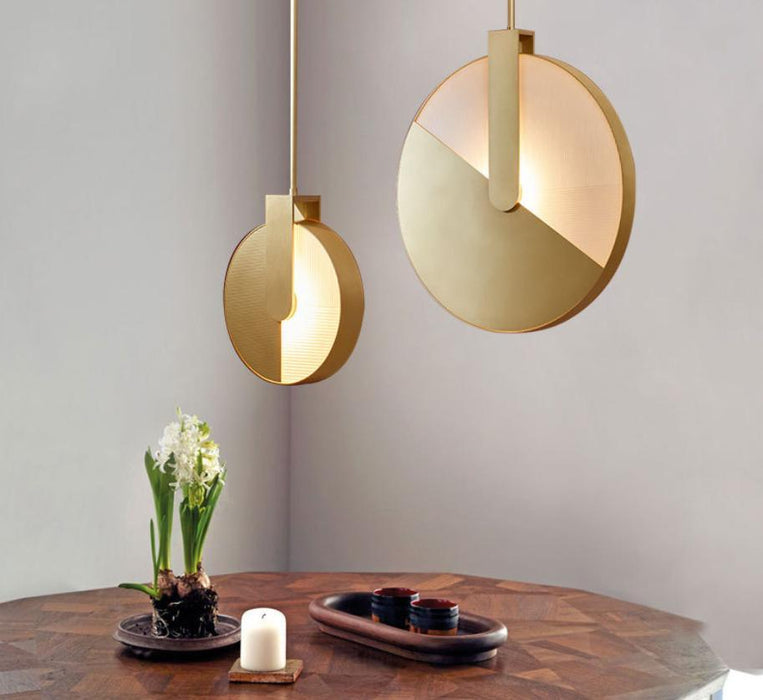 LED Semi-Circle Modern Creative Pendant Light.