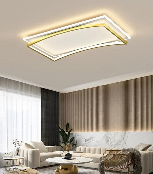 LED Minimalism Square Rectangle Ceiling Light.