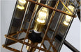 LED European Luxury Design Chandelier with Black Glass.