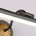 LED JQ6720 Brass Mirror Wall Light.