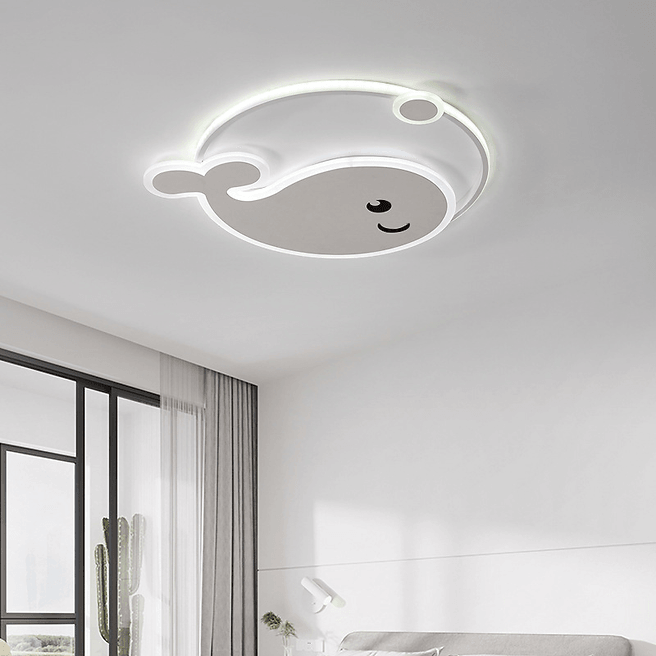 LED Whale Design Children Ceiling Light.