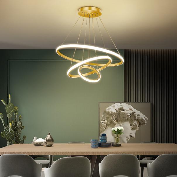 LED Super-Thin Halo Pendant Light.