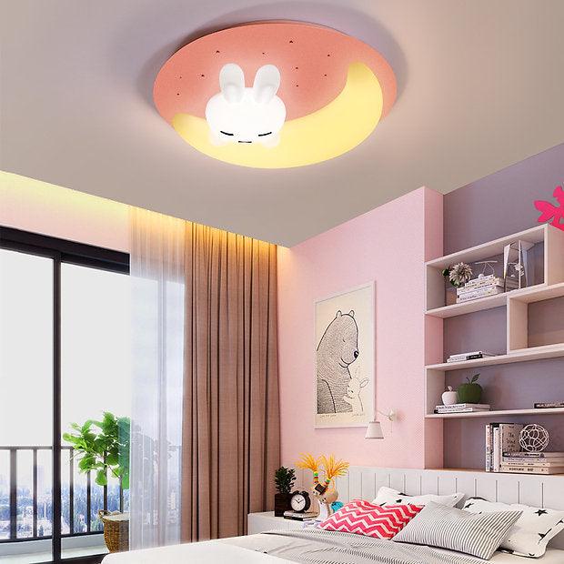 LED Cartoon Rabbit&Cat Design Children Ceiling Light.