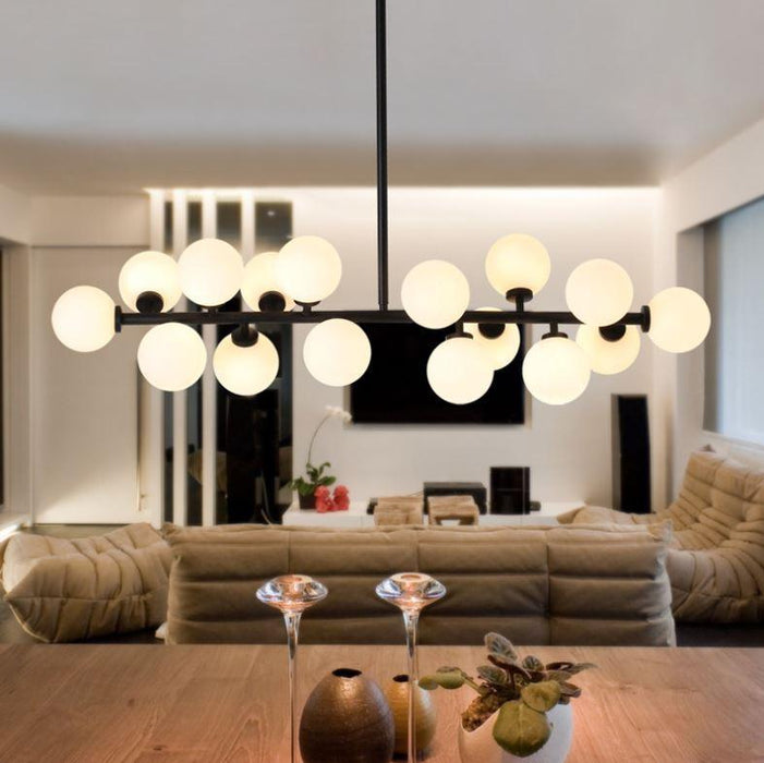 Molecular LED Chandelier Modern Magic Beans DNA for Living Room Dining Room.