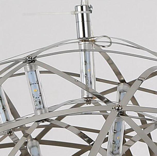 LED Chandelier Spherical Stainless Steel Living Room Dining Room Bedroom.