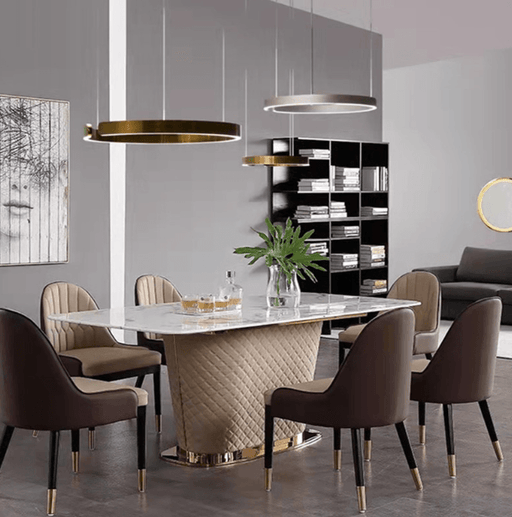 LED North-European Modern Halo Decorative Pendant Light.