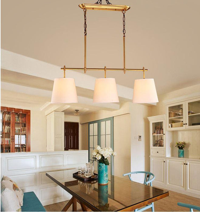 LED Cloth American Country Design Pendant Chandelier.