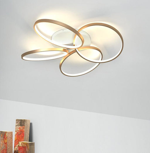 LED Modern Halo Art Ceiling Light.