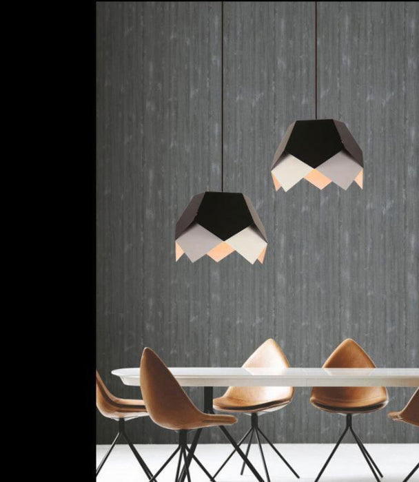 Modern Metal Macaron Colour Geometry Creative Pendant Light.