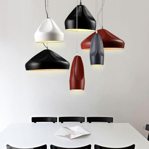 LED Ceramic shade Modern design Pendant Lights for Living Room Dining Room.