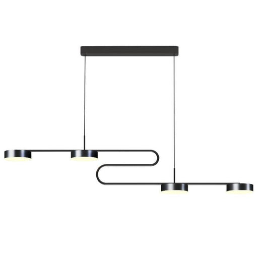 LED S-Shape Modern Linear Pendant Light.