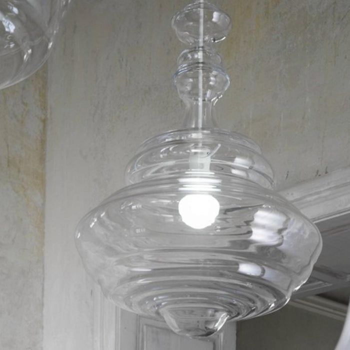 LED Modern North European Glass Pendant Light.