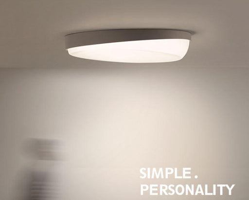 LED Ceiling Light with Slope and Cancave Design.