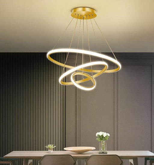 LED Super-Thin Halo Pendant Light.