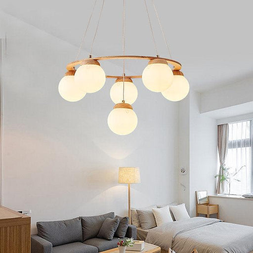 LED Round Molecular Modern Pendant Light.