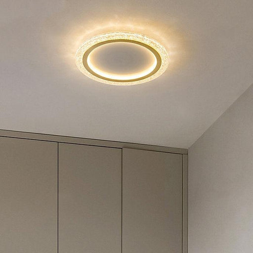 LED Super Thin Brass & Acrylic Ceiling Light.