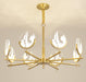 LED Chinese Style Brass Pendant Light.