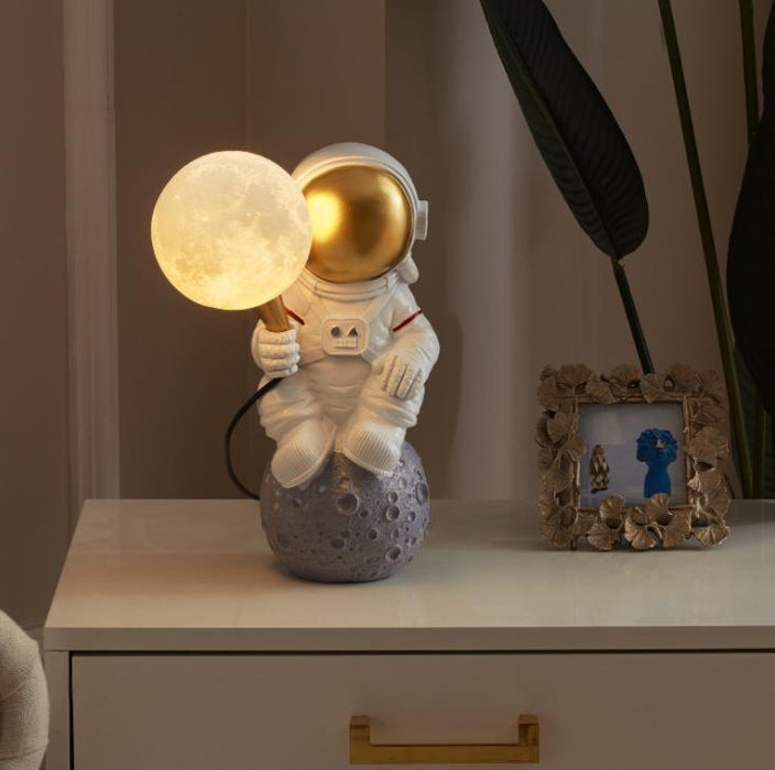 LED Resin Astronaut Creative Table Lamp.