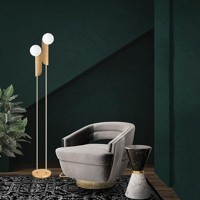 Lampe de sol LED moderne et créative à double lumière - DWHOME