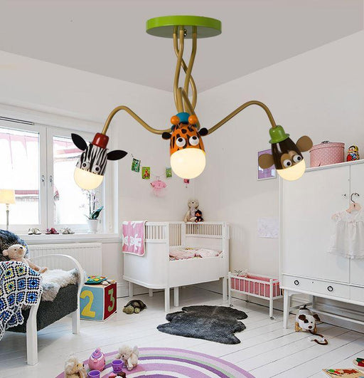 LED Cartoon Metal Chandelier for Children Room.